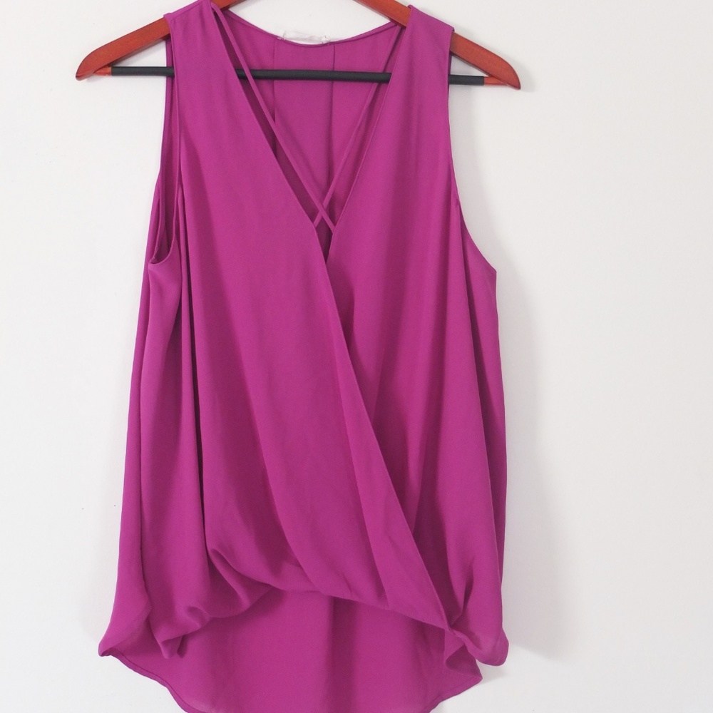Lush Sleeveless Gathered Blouse